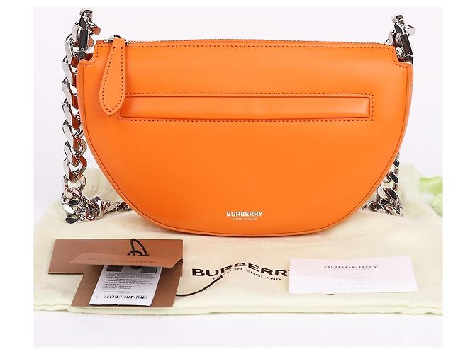 Burberry Olympia Orange Mini Chain Bag - Ansicht 12