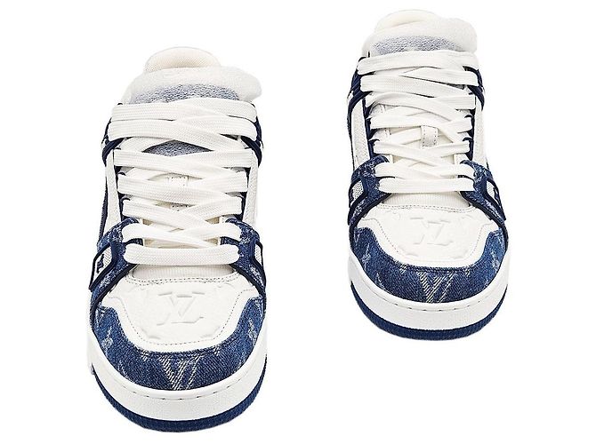 Louis Vuitton Sneakers LV Trainer blu - vista 2