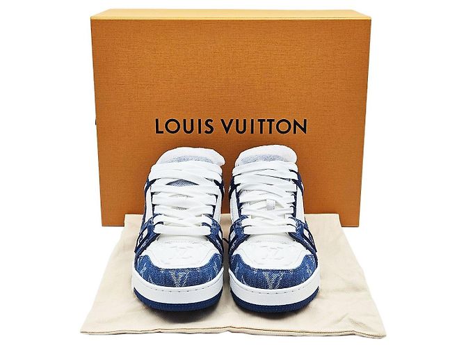 Louis Vuitton Sneakers LV Trainer blu - vista 3