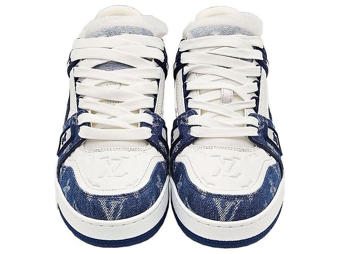 Louis Vuitton Sneakers LV Trainer blu - vista 4