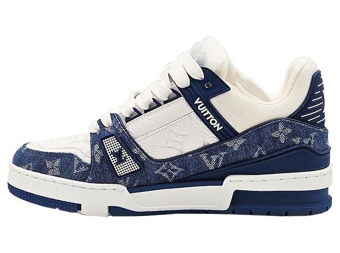 Louis Vuitton Sneakers LV Trainer blu - vista 6