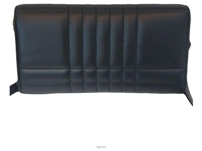 Burberry Borsa a tracolla portafoglio TB Rolled Chain Nero - vista 3