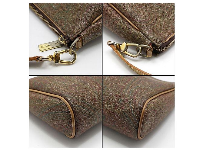 Etro Borsa a Spalla in Tela Paisley Golden Multicolore - vista 9