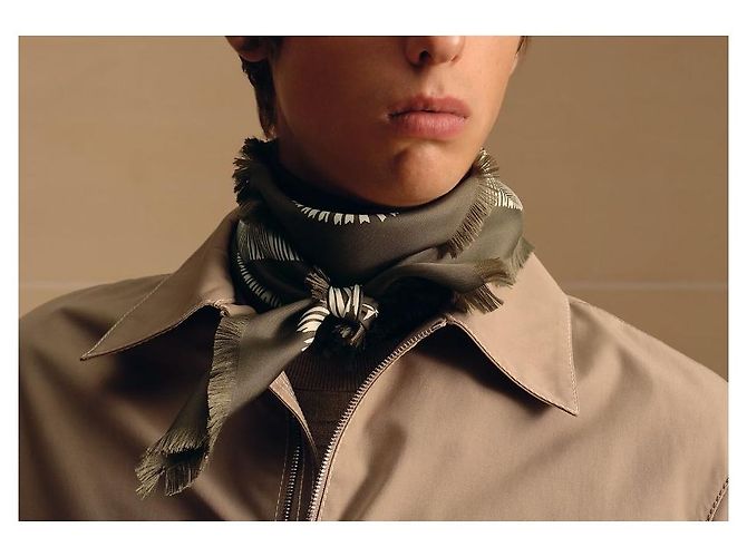 Hermès Poste et Cavalerie Schal Mehrfarben - Ansicht 5