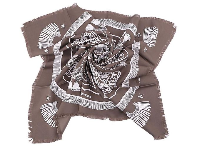 Hermès Poste et Cavalerie Schal Mehrfarben - Ansicht 9