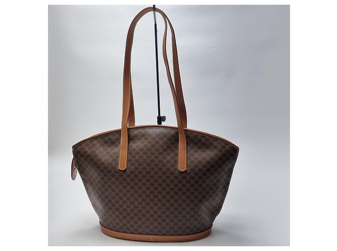 Céline Bolsa de ombro Macadam em formato de leque Marrom - vista 10