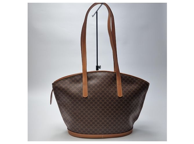Céline Bolsa de ombro Macadam em formato de leque Marrom - vista 11