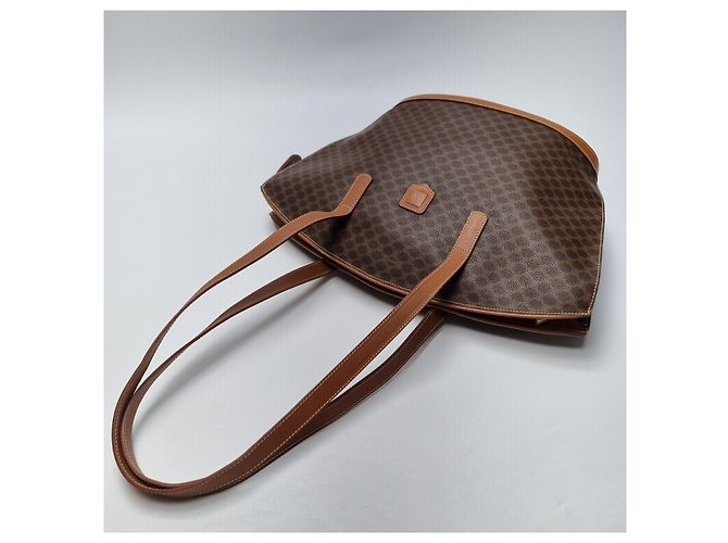 Céline Bolsa de ombro Macadam em formato de leque Marrom - vista 12