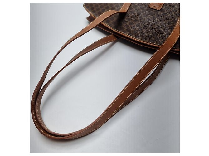 Céline Bolsa de ombro Macadam em formato de leque Marrom - vista 13