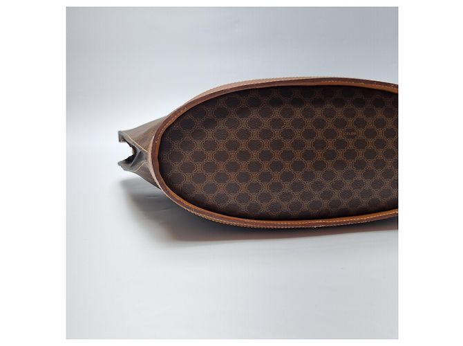 Céline Bolsa de ombro Macadam em formato de leque Marrom - vista 18