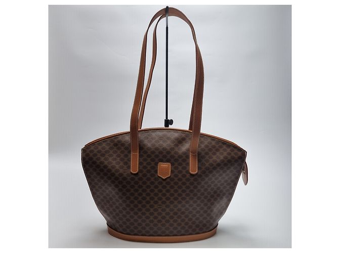 Céline Bolsa de ombro Macadam em formato de leque Marrom - vista 2