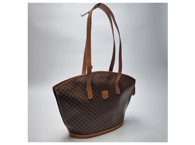Céline Bolsa de ombro Macadam em formato de leque Marrom - vista 5