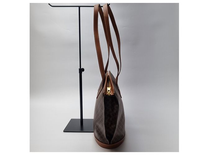 Céline Bolsa de ombro Macadam em formato de leque Marrom - vista 8