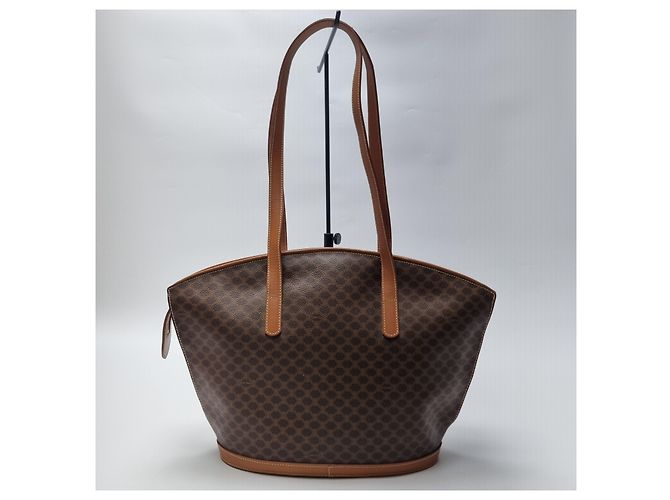 Céline Bolsa de ombro Macadam em formato de leque Marrom - vista 9