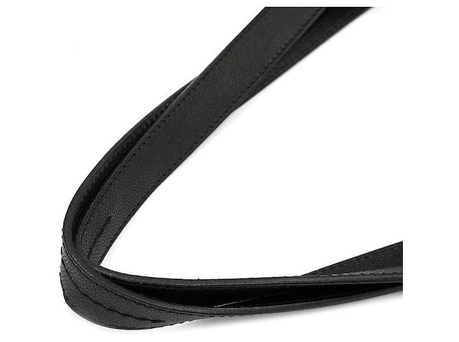 Chanel Borsa a tracolla in pelle caviar Nero - vista 6
