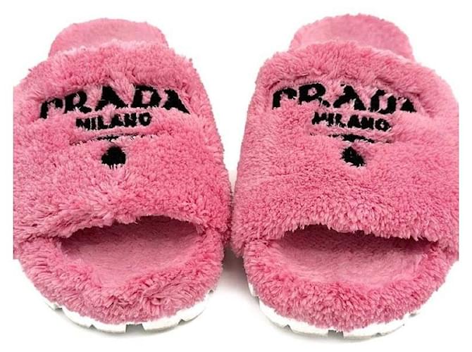 Prada Ciabatta in spugna Rosa - vista 2