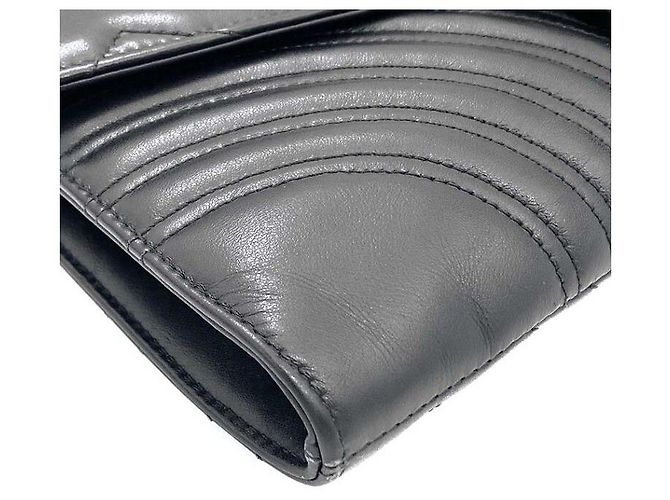 Gucci Clutch Marmont Matelassé Nero - vista 6