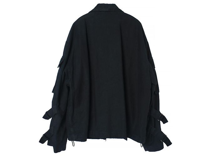 Giacca in cotone oversize VONAC BIS di Dries Van Noten Nera Nero - vista 2