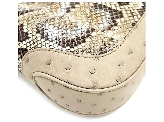 Gucci Bolsa Hobo Jackie Small em Python Multicor - vista 6