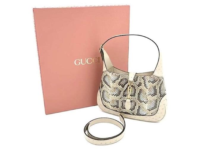Gucci Bolsa Hobo Jackie Small em Python Multicor - vista 7