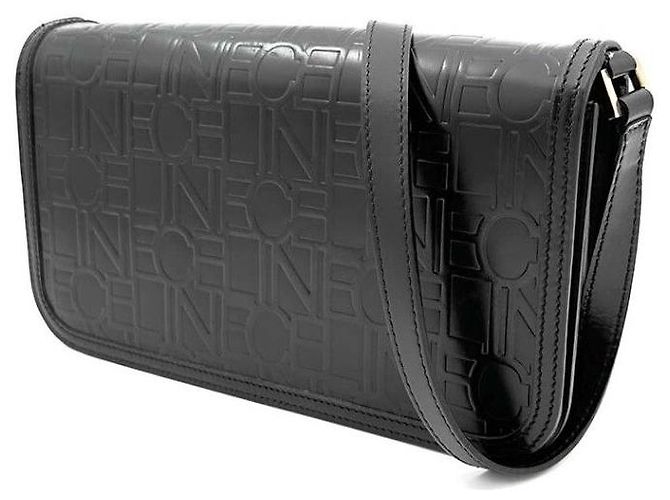 Céline Borsa a tracolla in pelle nera Nero - vista 2