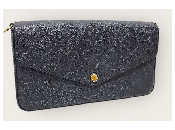 Louis Vuitton Pochette Felicie Empreinte nera con catena, borsa a tracolla Nero - vista 3