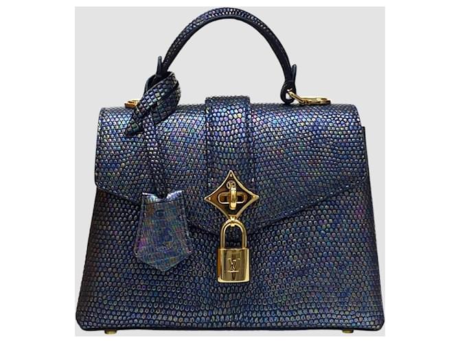 Louis Vuitton Rose de Vingt Lizard Mini Nero - vista 2