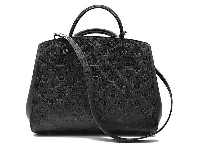 Louis Vuitton Monogram Montaigne MM Schwarz - Ansicht 3