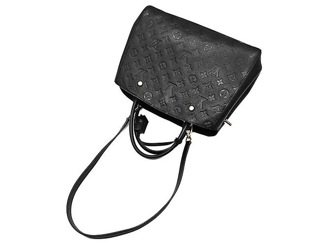 Louis Vuitton Monogram Montaigne MM Schwarz - Ansicht 4