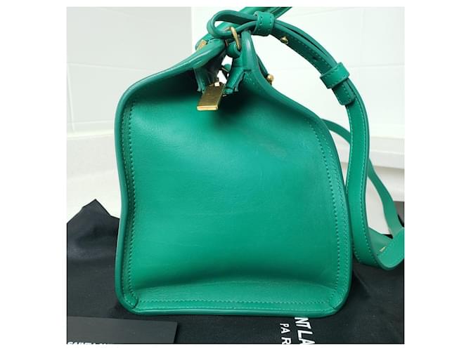 Saint Laurent Cabas Y-Line Chyc Verde - vista 6