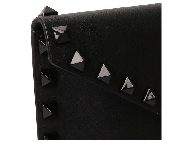 Valentino Clutch a bustina Rockstud Nero - vista 3
