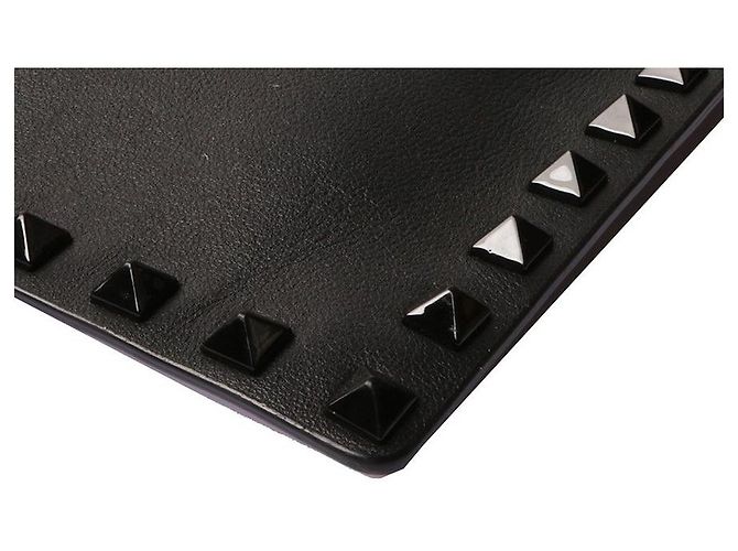 Valentino Clutch a bustina Rockstud Nero - vista 5