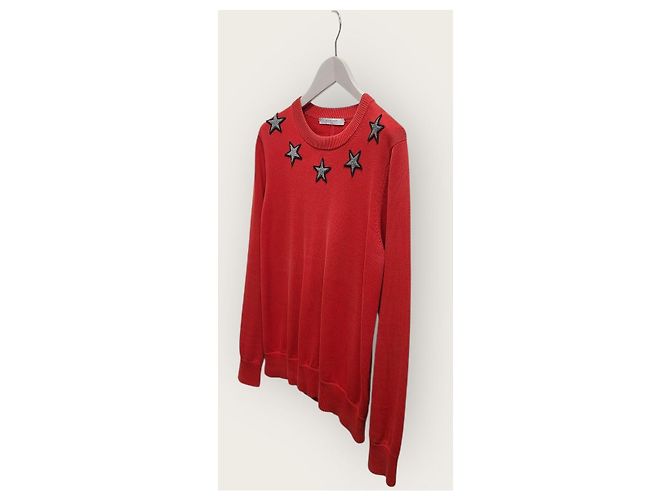 Givenchy Red Star Patch Round Knit - view 2