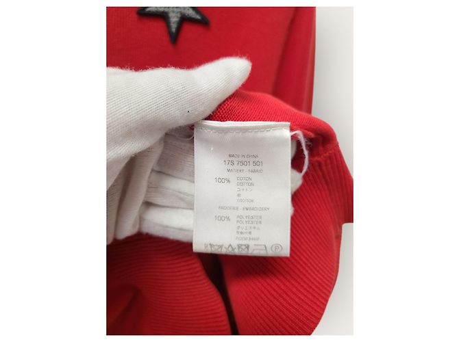 Givenchy Red Star Patch Round Knit - view 5