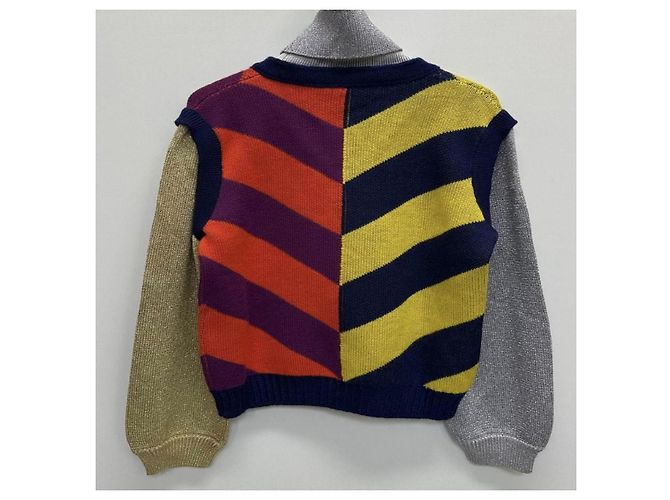 Gucci Gestreifter Jacquard-Rollkragenstrick Mehrfarben - Ansicht 2