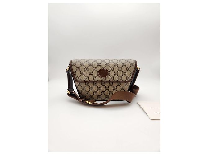 Gucci Borsa a Spalla GG Logo Supreme Multicolore - vista 5