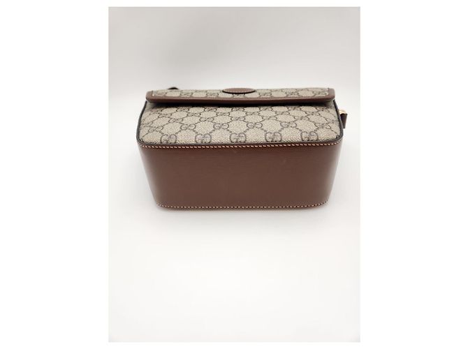 Gucci Borsa a Spalla GG Logo Supreme Multicolore - vista 9