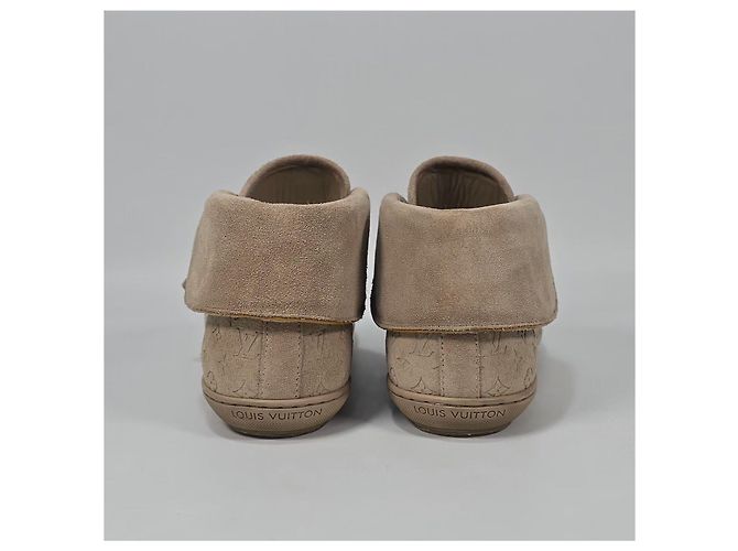 Louis Vuitton Monogramm Suede Moccasin Boots Orange - Ansicht 4