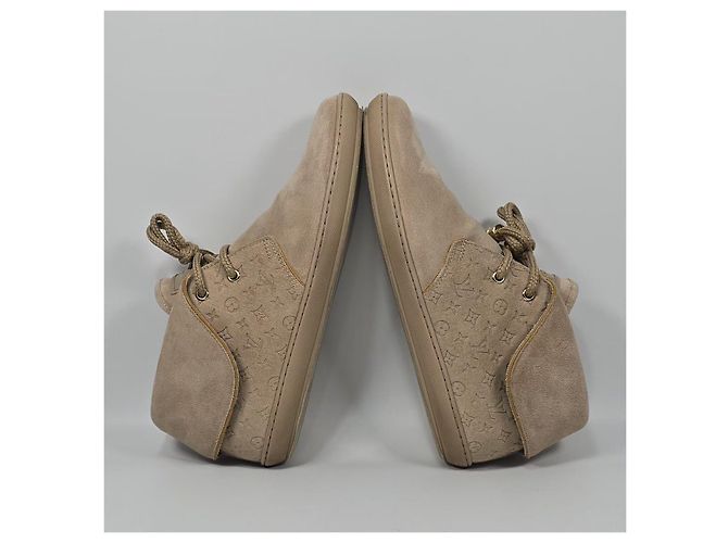 Louis Vuitton Monogramm Suede Moccasin Boots Orange - Ansicht 5