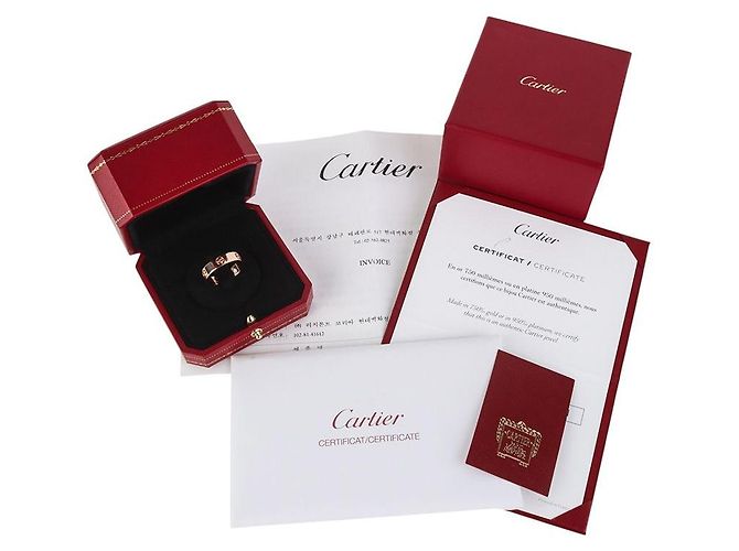 Cartier Bague Classic Love en or rose Taille - vue 6