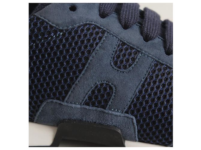 Hermès Sneakers in scamosciato Starter Blue - vista 7