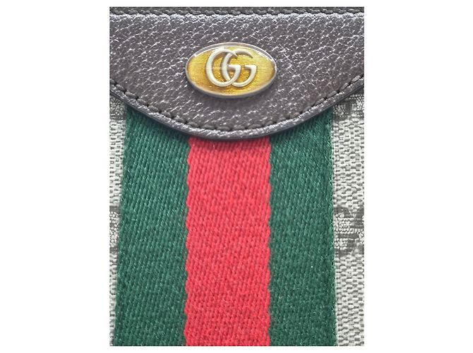 Gucci Clutch Portfolio Ophidia Supreme Marrone - vista 16