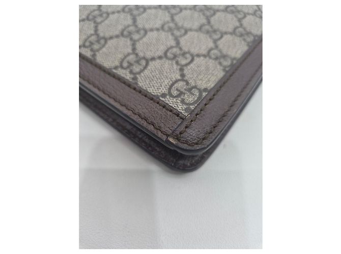 Gucci Clutch Portfolio Ophidia Supreme Marrone - vista 18