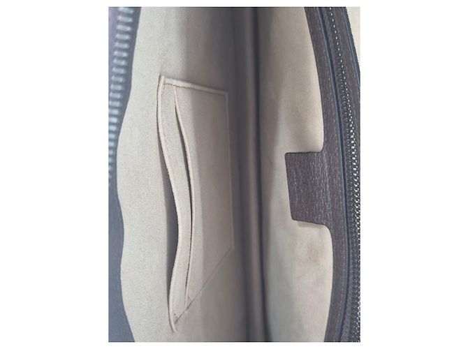 Gucci Clutch Portfolio Ophidia Supreme Marrone - vista 7