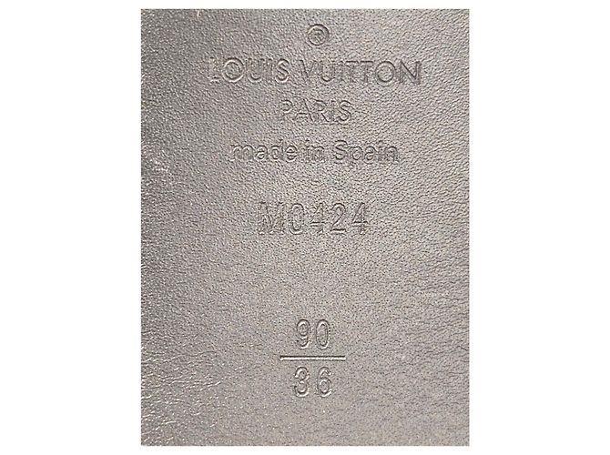 Louis Vuitton Black Taurillon LV Initial Belt - view 10