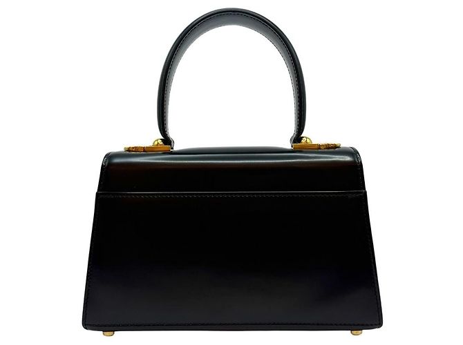 Salvatore Ferragamo Piccola borsa tote con manico superiore East West Iconic Nera - vista 4
