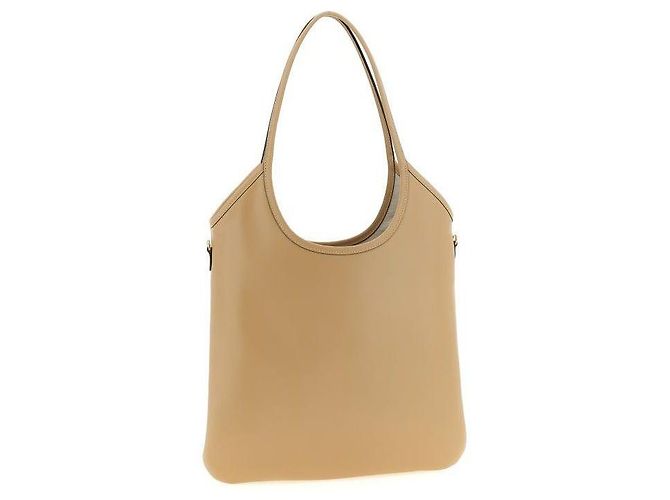 Miu Miu Borsa in Pelle Ivy Regular Marrone - vista 5