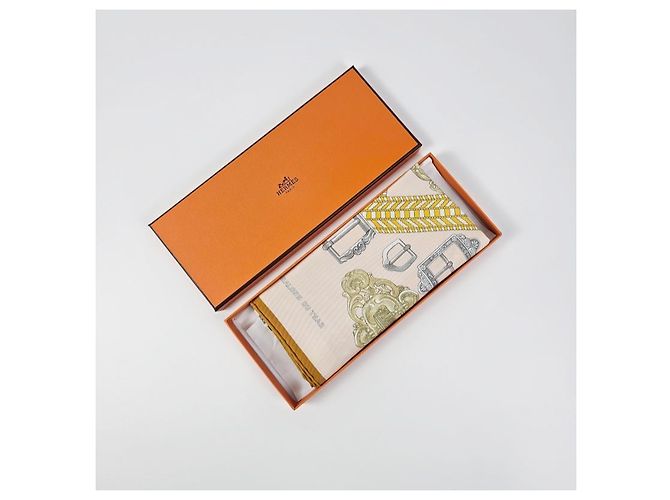 Hermès Bufanda de seda para mujer Tsar Rosa - vista 11