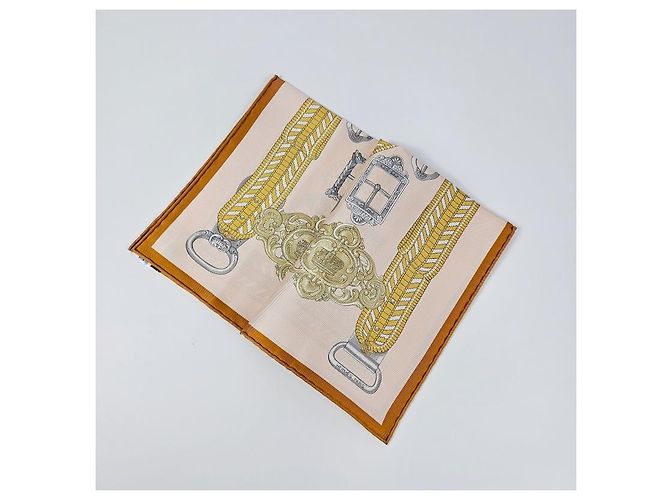 Hermès Bufanda de seda para mujer Tsar Rosa - vista 6