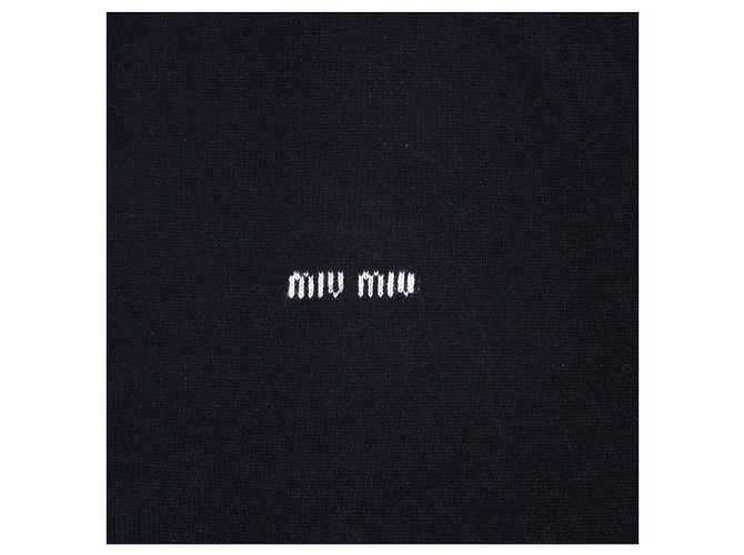 Miu Miu Kaschmirstrick für Damen Schwarz - Ansicht 6